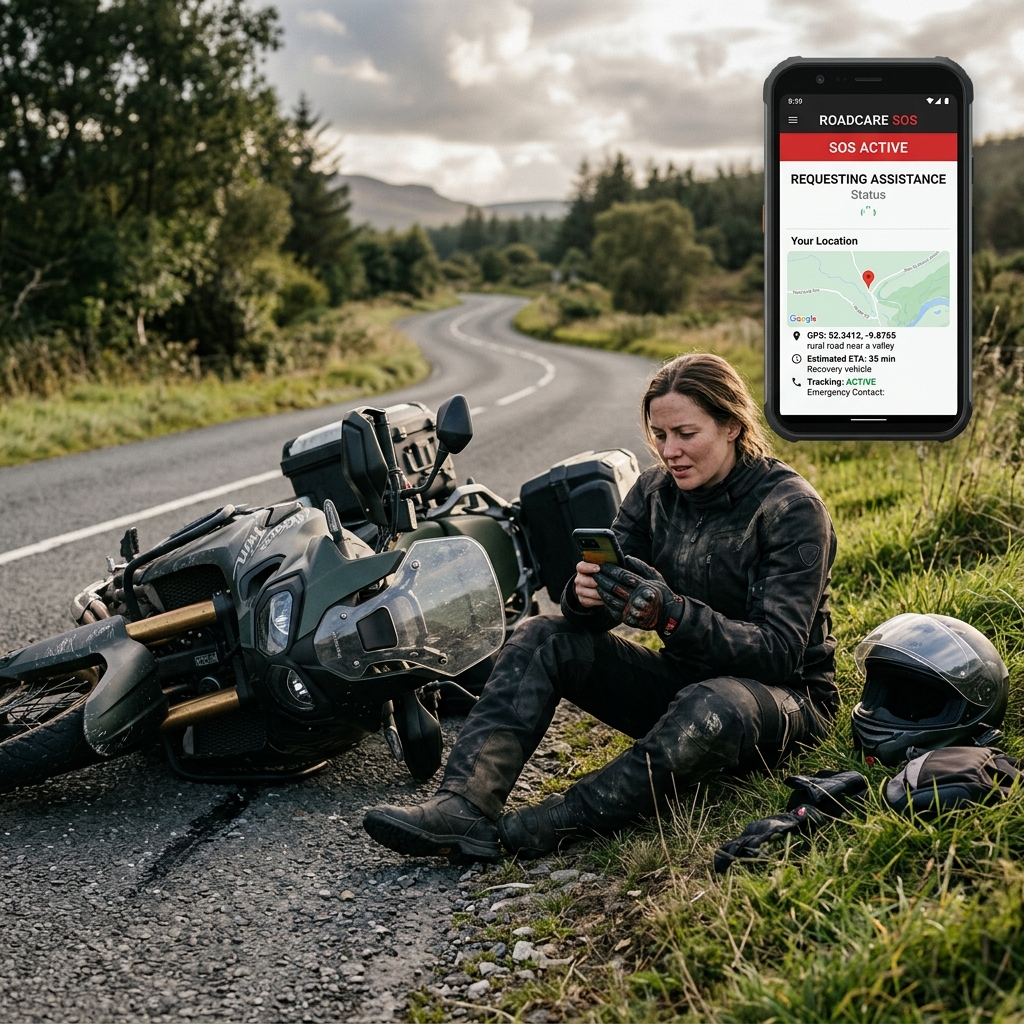 Motorista usando app